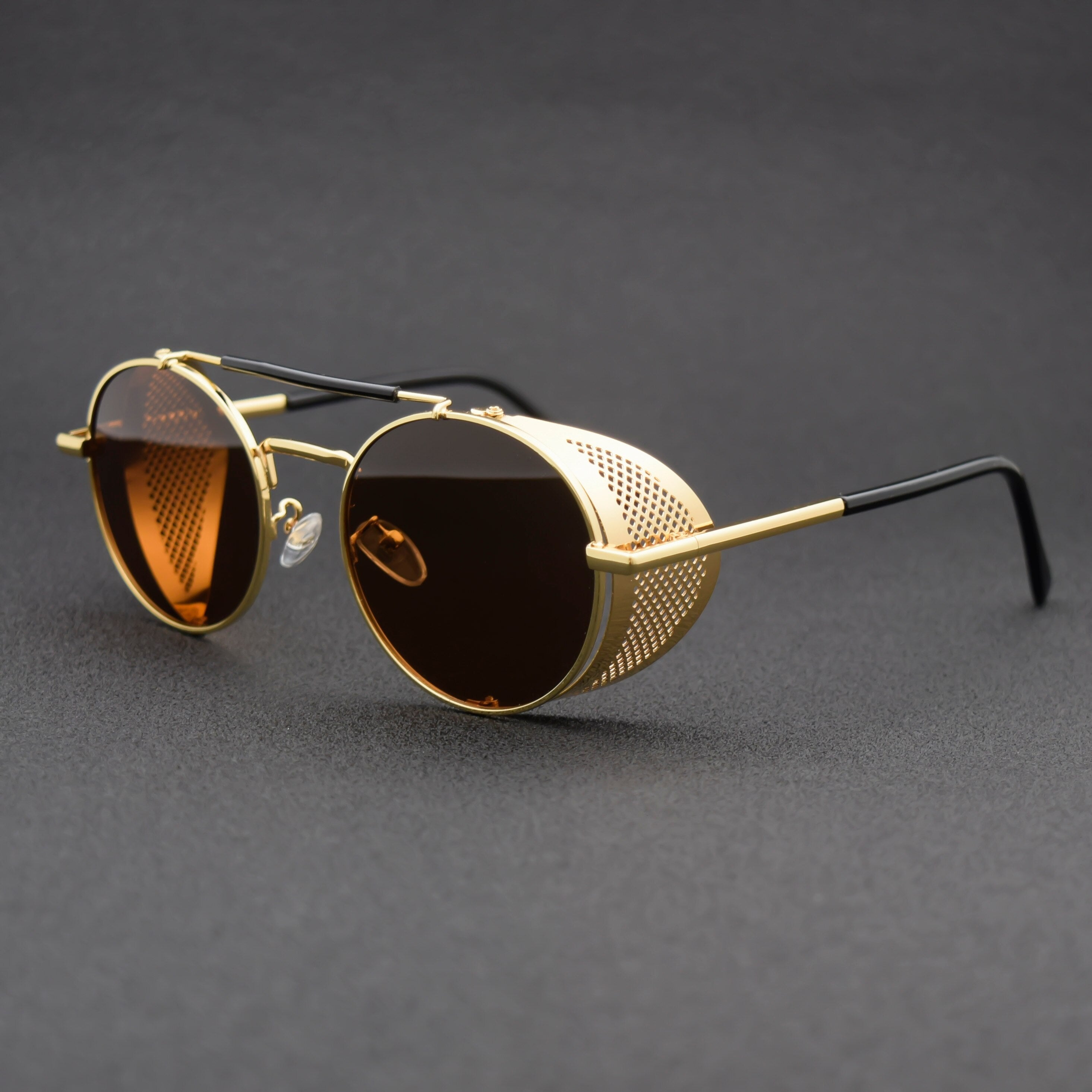 Unisex's Gothic Retro Crystal Steampunk Gradient Eyewear Sunglasses main image 1