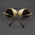 Classic Gothic Steampunk Sunglasses Polarized Men Women Brand Designer Vintage Oval Metal Frame Sun Glasses UV400