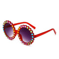 Luxury Rhinestone Girls Boys Sun Glasses UV400 Goggles Kids Eye Frame Eyewear Shiny Crystal