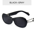 Fashion Oval Sunglasses Women Jelly Color Glasses Retro Sunglass Men Luxury Designer Eyewear  Sun Glass Black Brown Shades