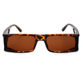 Fashion Rectangle Small Sunglasses Women Luxury Brand Mirror Black Clear Lens One Piece Punk Men Gafas Shades
