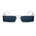 Fashion Rectangle Small Sunglasses Women Luxury Brand Mirror Black Clear Lens One Piece Punk Men Gafas Shades