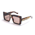Luxury Rhinestone Square Retro Sunglasses Punk Oversize Geometric Diamond Decor Eyeglasses Women Men Hip Hop Shades UV400