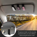Rhinestone Diamond Decoration Clip Sun Visor Glasses Bracket Bill Clip Portable Sunglasses Eyeglasses Car Interior Supplies