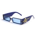 Steampunk Rectangle Sunglasses Men Vintage Small Square Sun Glasses Women Punk Shades Animal Totem UV400 Driving Eyewear
