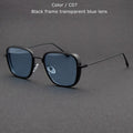 Steampunk Sunglasses Fashion Men Women Brand Designer Vintage Square Metal Frame Sun Glasses UV400 Eyewe