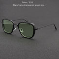 Steampunk Sunglasses Fashion Men Women Brand Designer Vintage Square Metal Frame Sun Glasses UV400 Eyewe