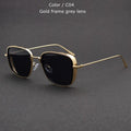 Steampunk Sunglasses Fashion Men Women Brand Designer Vintage Square Metal Frame Sun Glasses UV400 Eyewe