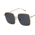 Luxury Metal Sunglasses Women Men Square Sun Glasses Ladies Shades Gradient Eyewear