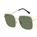Luxury Metal Sunglasses Women Men Square Sun Glasses Ladies Shades Gradient Eyewear
