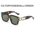 Retro Square Sunglasses Men Luxury Brand Oversized Women Sunglasses Fashion Glasses Car Driving Sunglasses UV400 Oculos