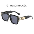 Retro Square Sunglasses Men Luxury Brand Oversized Women Sunglasses Fashion Glasses Car Driving Sunglasses UV400 Oculos