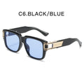 Retro Square Sunglasses Men Luxury Brand Oversized Women Sunglasses Fashion Glasses Car Driving Sunglasses UV400 Oculos